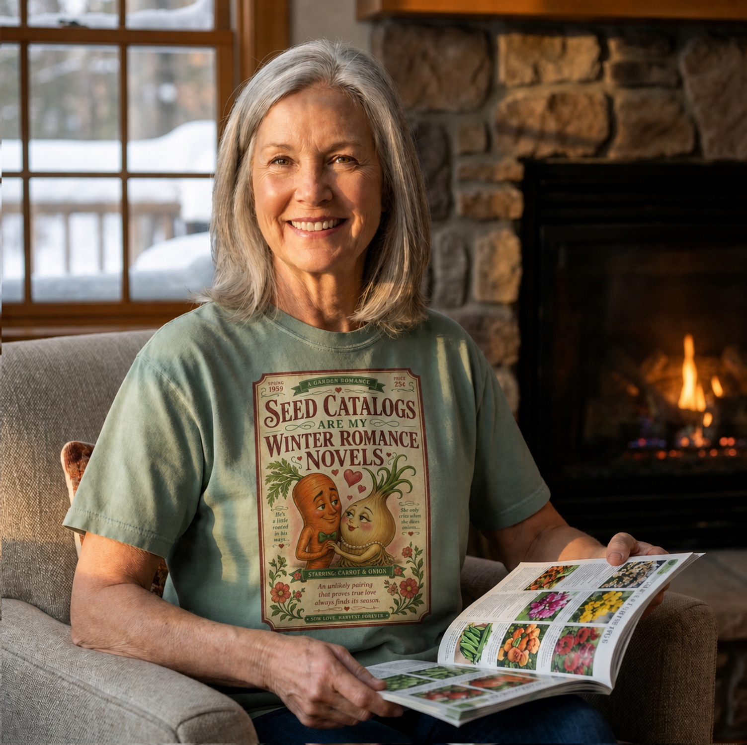 Winter Reading T-Shirt